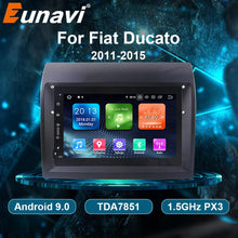 Load image into Gallery viewer, Eunavi Android 9.0 Car Radio Multimedia Player GPS Stereo For Fiat Ducato 2011-2015 Citroen Jumper Peugeot Boxer Navigation 1din