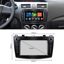 Load image into Gallery viewer, Eunavi Android 9 Car DVD for MAZDA 3 2007-2012 2 din Multimedia radio stereo player gps navigation 1024*600 HD dsp Octa core
