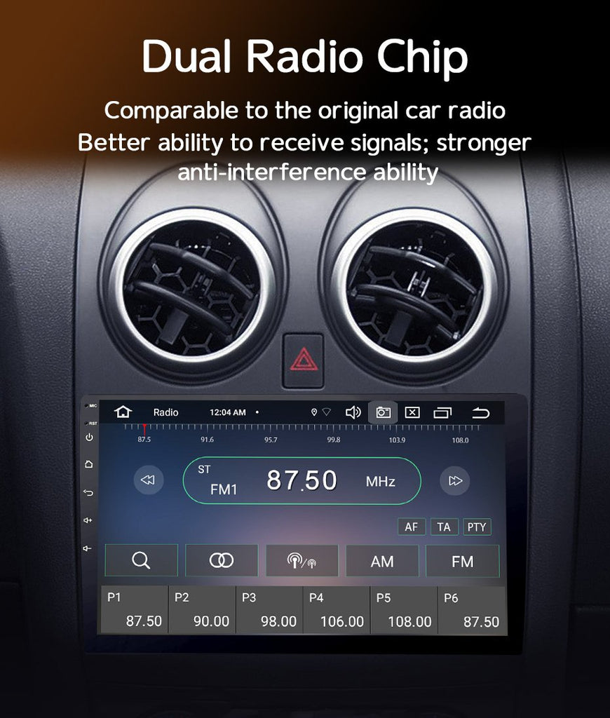Eunavi 7862 2DIN Android 11 Car Radio Multimedia Player For Nissan Qashqai J10 X TRIAL 2006 2007 - 2013 Head unit 2 Din DVD GPS