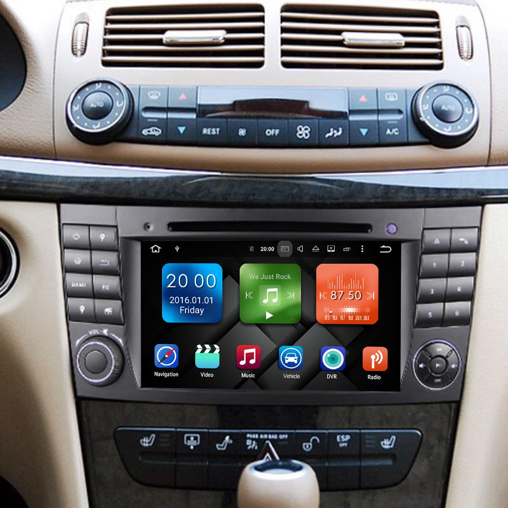 Eunavi Android 9.0 CAR GPS For Mercedes W211 W219 W463 CLS350 CLS500 CLS55 E200 E220 E240 E270 E280 NO dvd player PX30 A53