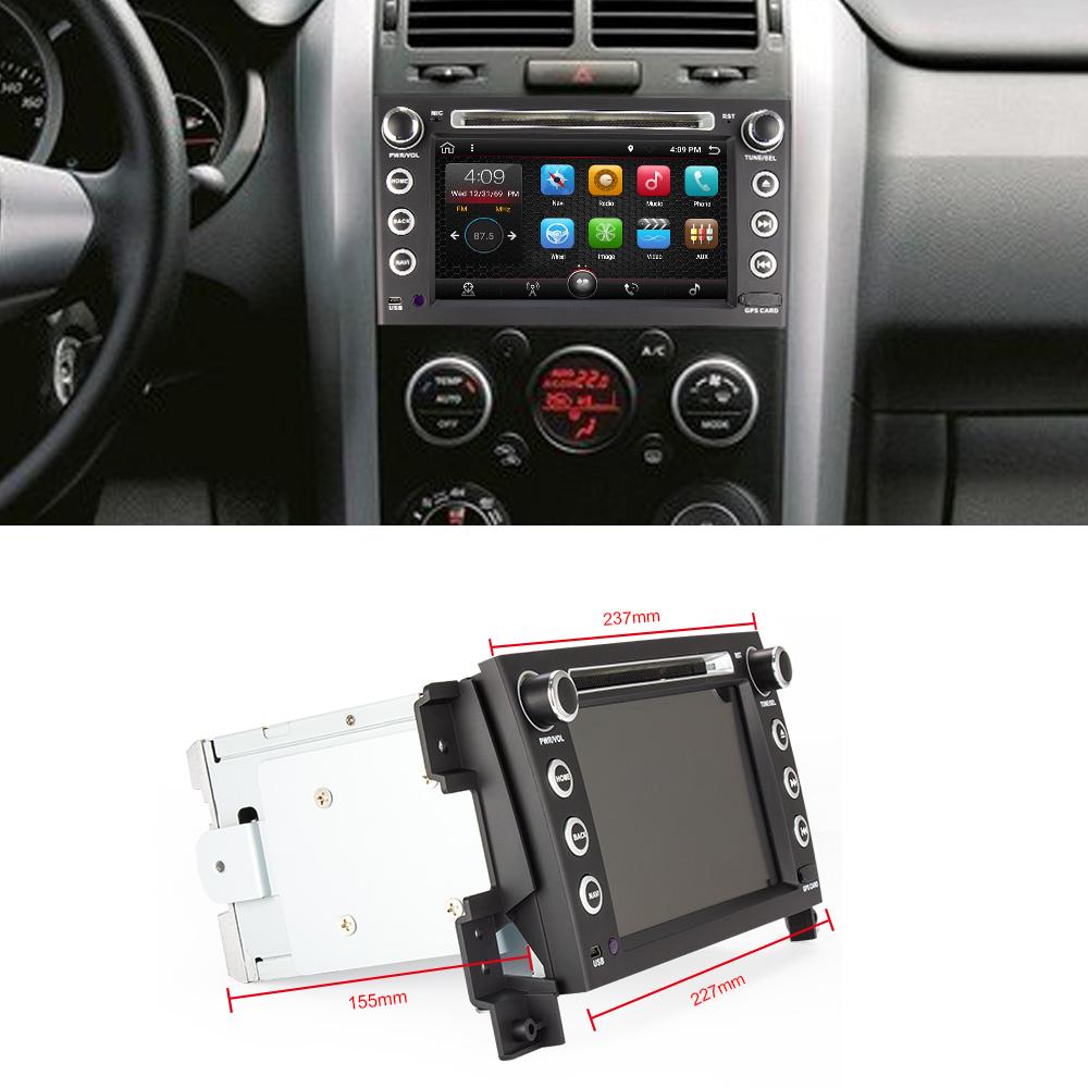 Eunavi 4G+64G Android 10 Car Radio Multimedia Player For Suzuki Grand Vitara 2005-2012 Head unit Stereo Audio GPS Navi 2 Din