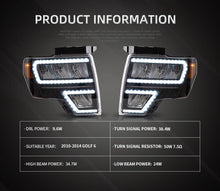 Load image into Gallery viewer, Vland Headlights Assembly For Ford F-150 2009-2014 With Full LED Start up Animation DRL Raptor Front Lamp