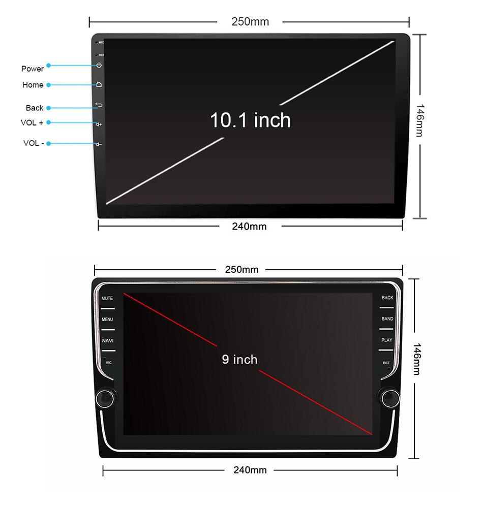 Eunavi Android 10 Autoradio For Toyota Land Cruiser Prado 150 2013 - 2017 Car Radio Multimedia Video Player Navigation GPS 2 Din