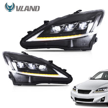 Load image into Gallery viewer, VLAND Headlamp Headlight Assembly fit for LEXUS 2006-2013 IS250 IS350/2008-2014 IS F/2010-2015 SEDAN C CF Full LED Headlamp with