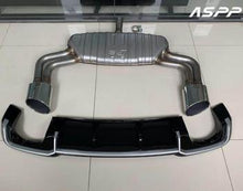 Load image into Gallery viewer, Rs3 Style Rear Diffuser With Exhaust For 2017-2019 Audi A3 S-line Sedan, ASPP Body kit,High Quality Auto Parts