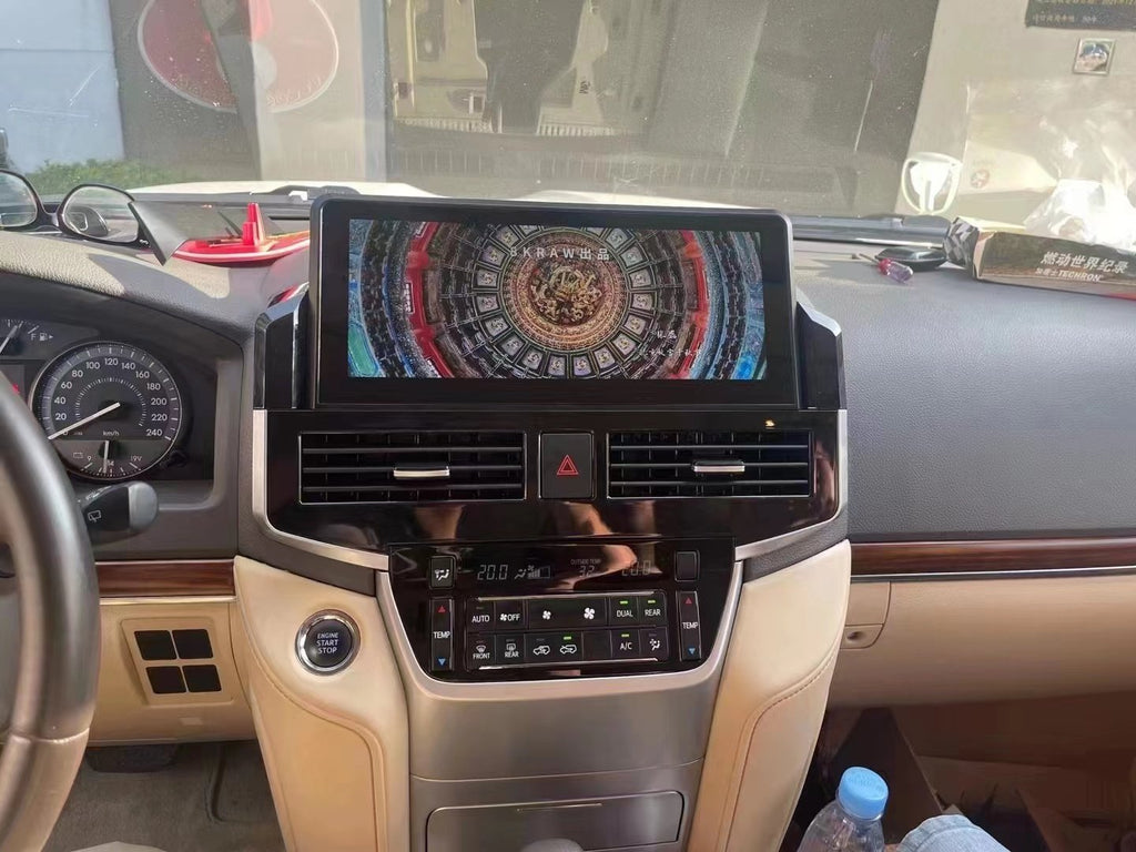 Eunavi 12.3'' Android Auto Radio For Toyota Land Cruiser 200 LC200 2008--2020 Car Multimedia Video Player 4G Carplay Stereo GPS