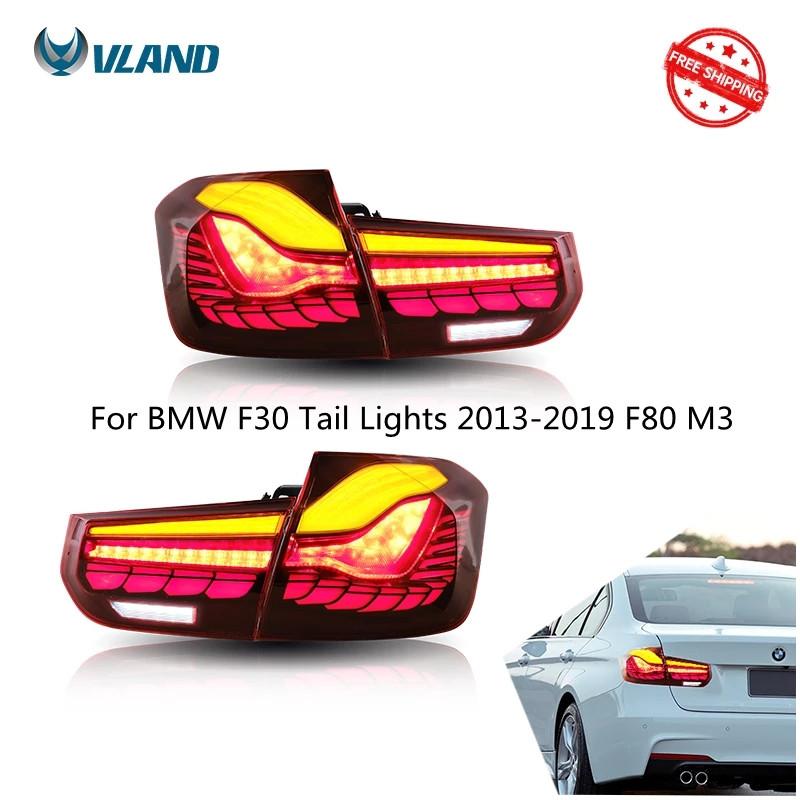 Vland Car Lamp Assembly For BMW F30 Tail Lights 2013-2019 F80 M3 LED Taillamps M4 Design 320 325i LED Signal With Sequential
