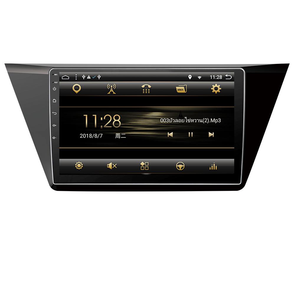 Eunavi 2din Android 10 Car Radio multimedia Headunit GPS Navigation for VW Volkswagen Touran 2016 2 din stereo touch screen