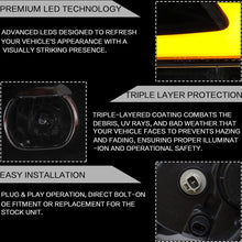 Załaduj zdjęcie do przeglądarki galerii, VLAND Headlamp Car Assembly Fit For Toyota COROLLA 2011 2012 2013 Headlight Full LED Headlamp With DRL Turn Signal Light