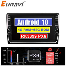 Load image into Gallery viewer, Eunavi Universal 8&quot; 2 Din Android 10 Car Radio Stereo GPS Navigation Head Unit steering wheel control 1024*600 touch screen
