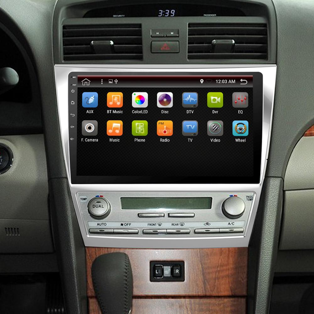 Eunavi Android 10 Car Radio Stereo For Toyota Camry 2007 2008 2009 2010 2011 Multimedia Video Player 2 Din Head unit GPS Navi
