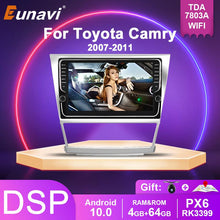 Load image into Gallery viewer, Eunavi Android head unit Car Radio Multimedia Video Player Navigation GPS For Toyota Camry 6 XV 40 50 2006 - 2011 no 2 Din DVD