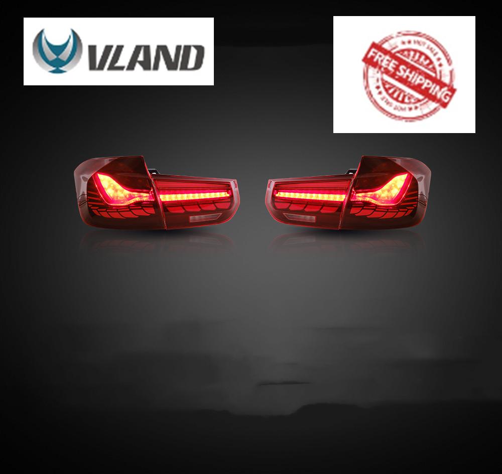 Vland Car Lamp Assembly For BMW F30 Tail Lights 2013-2019 F80 M3 LED Taillamps M4 Design 320 325i LED Signal With Sequential