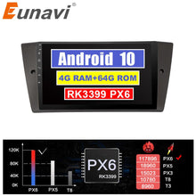 Load image into Gallery viewer, Eunavi Car Radio For BMW 3-Series E90 2005-2012 Multimedia Player Touch Screen 1 Din Head Unit Audio Navigation GPS Android 10