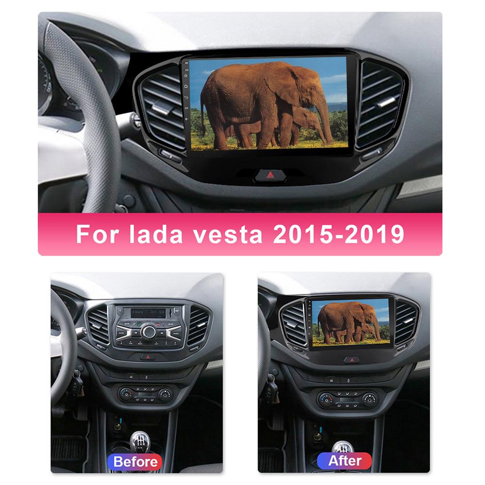 Eunavi 2 Din Android Car Multimedia Player For LADA Vesta Cross Sport 2015 2016 2017 2018 Audio 4G DSP GPS Navigation 2DIN Radio