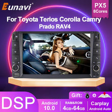 Load image into Gallery viewer, Eunavi 2 Din Car Radio GPS For Corolla Toyota Terios Hilux VIOS Old Camry RAV4 Land Cruiser Prado 2000 - 2008 Multimedia Player