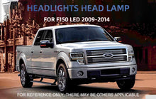 Cargar imagen en el visor de la galería, Vland Headlights Assembly For Ford F-150 2009-2014 With Full LED Start up Animation DRL Raptor Front Lamp
