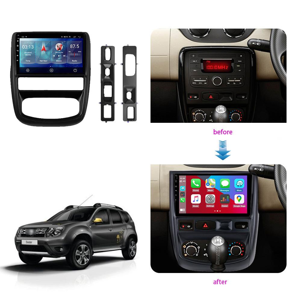 Eunavi 9'' Android 10 Car Radio Stereo For Renault Duster 1 2010 2011 2012 2013 2014 2015 Multimedia Player 2 Din Carplay 4G GPS