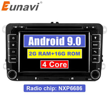 Load image into Gallery viewer, Eunavi 2 Din Android Car DVD Audio Radio Multimedia For VW GOLF 6 Polo Bora JETTA B6 PASSAT Tiguan SKODA OCTAVIA GPS Navigator