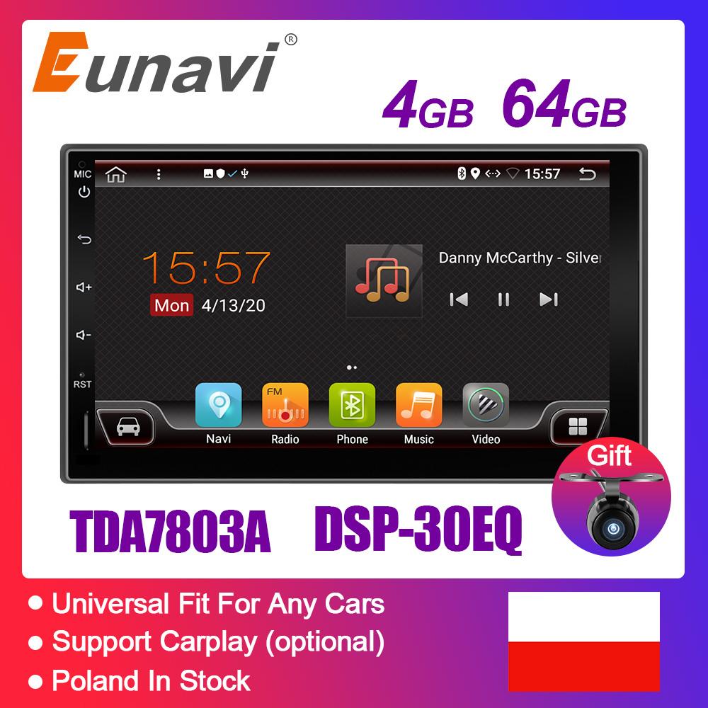 Eunavi Android 10 2 Din Autoradio Multimedia Video Player Universal 7'' HD Bildschirm Audio Stereo Autoradio Navigation GPS KEINE DVD