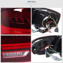 Load image into Gallery viewer, Full LED Dynamic Tail Lights Cherry Red Lens IP67 Waterproof Fit for MK6 YAB-ST-0215AH Car Styling2011 2012 2013 2014