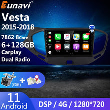 Load image into Gallery viewer, Eunavi 2 Din Android 11 Car Multimedia Video Player For LADA Vesta Cross Sport 2015 - 2018 Car Radio DVD GPS Navigation 1280*720