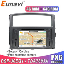 Load image into Gallery viewer, Eunavi 2 Din 7&#39;&#39; Android Car Radio DVD GPS Auto For MITSUBISHI PAJERO V97 2006-2014 Audio Stereo Multimedia Player WIFI