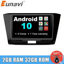 Load image into Gallery viewer, Eunavi 2 din Android 10 Car Radio multimedia player for VW Volkswagen Passat 2016 Stereo Autoradio tablet gps navigation RDS
