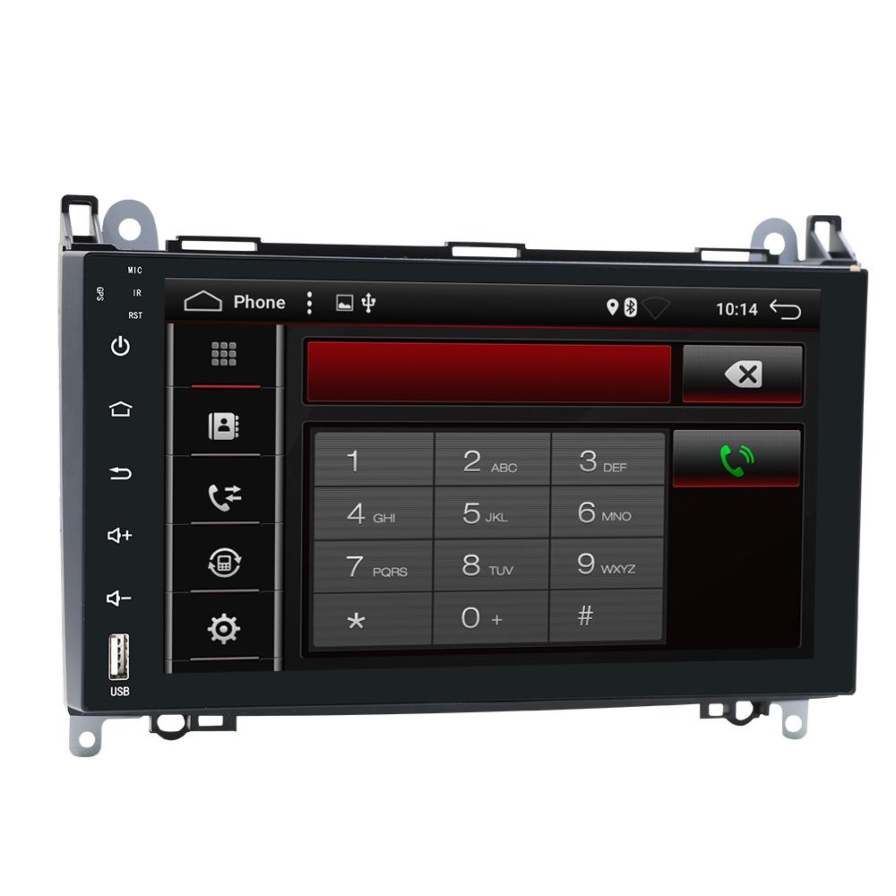 Eunavi 2 Din Car Radio Multimedia Player Android 10 Automotivo For Mercedes/Benz/Sprinter/B200/B-class/W245/B170/W169 gps stereo