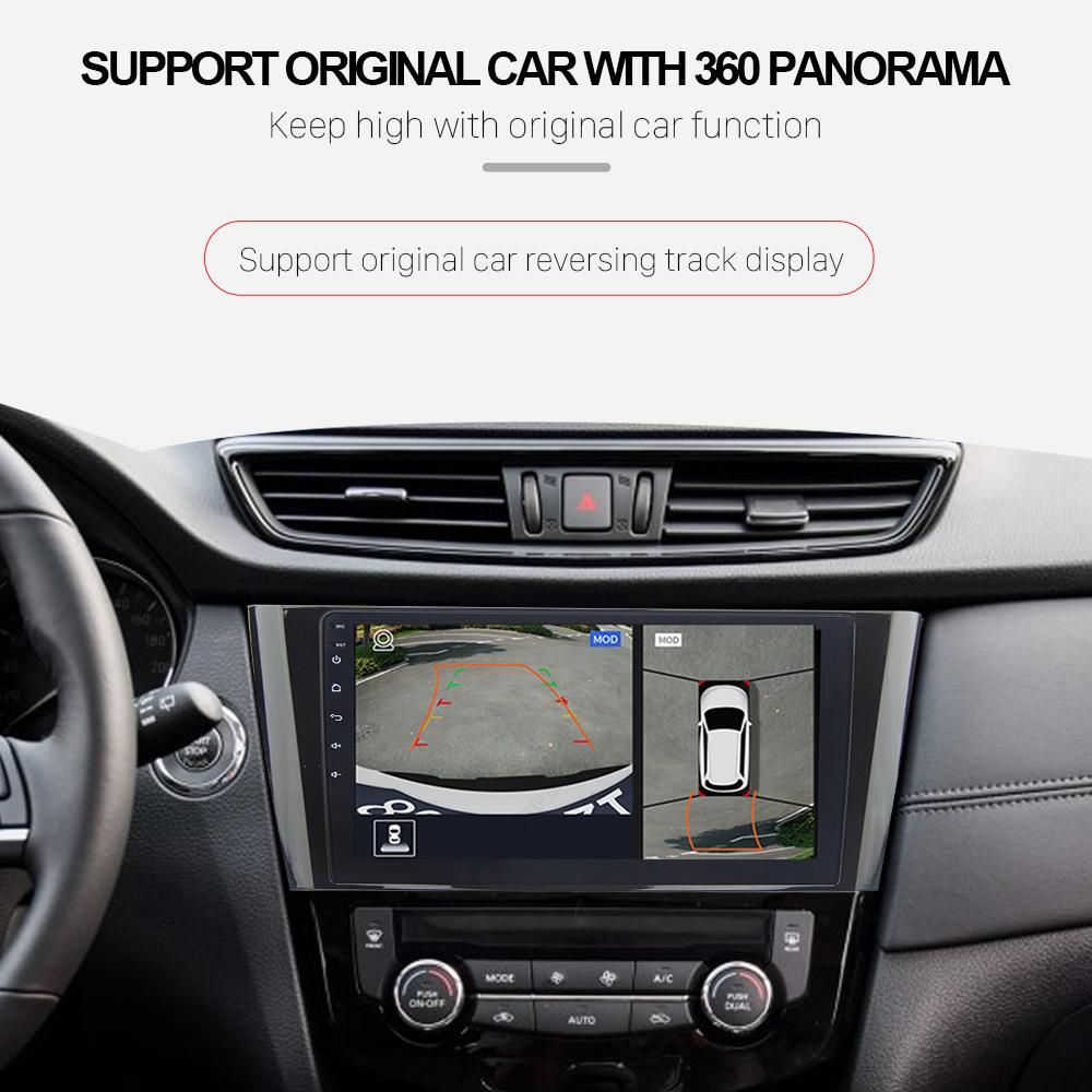 Eunavi 2 Din Android 9.0 Car Radio multimedia for Nissan X-Trail Qashqail 2014-2017 headunit Stereo GPS Navigation TDA7851 8core