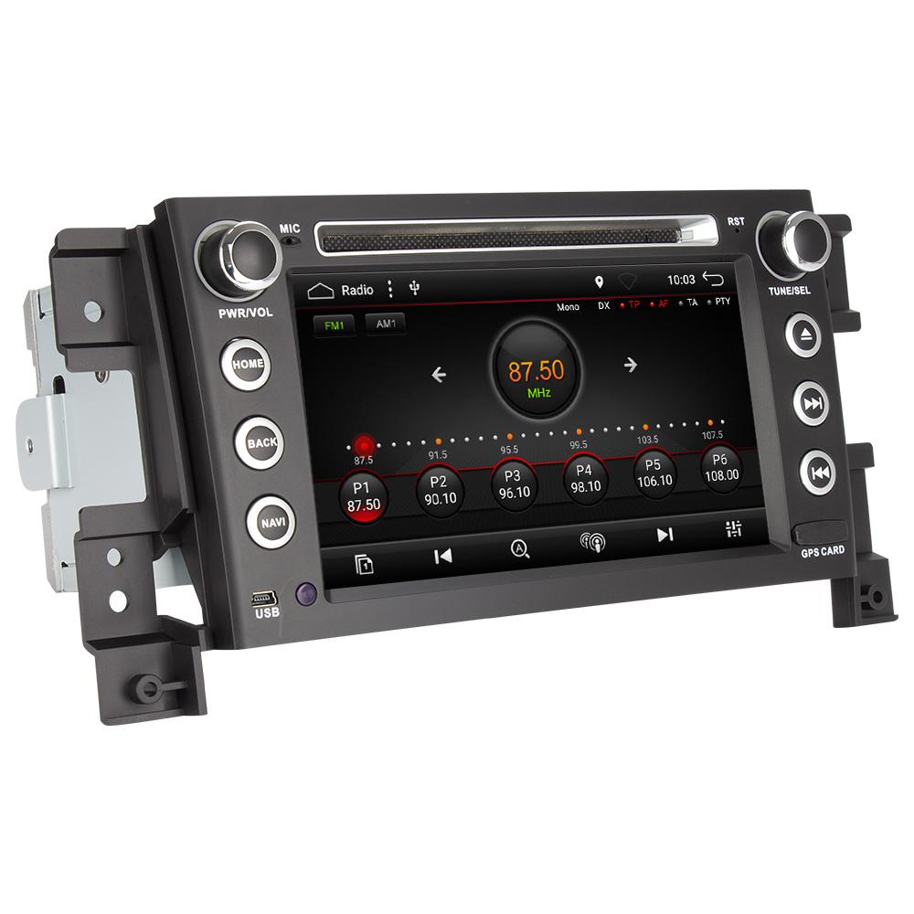 Eunavi 2din Android 10 car dvd radio gps navigation for Suzuki Grand Vitara 2005-2012 2din multimedia player headunit stereo bt