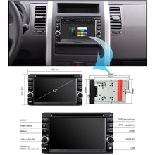 Load image into Gallery viewer, Eunavi Quad Cord 2 Din Android 9.0 Car DVD GPS Stereo Radio Player 2 din universal car DVD WIFI BT PX30 A53 2g RAM