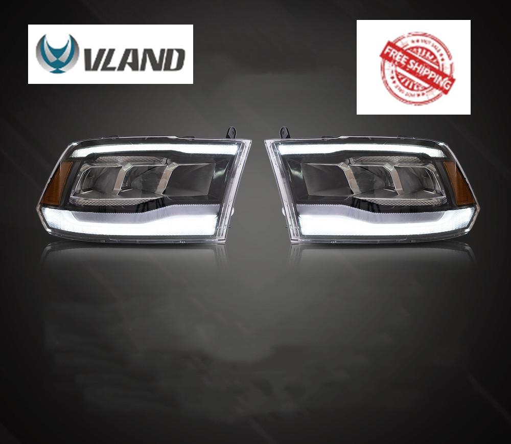 VLAND Factory Full LED RAM 1500 2500 3500 Headlights 2009-2019 RAM1500 CLASSIC 2019-2021 Head Lamp For Dodge RAM2500 RAM3500