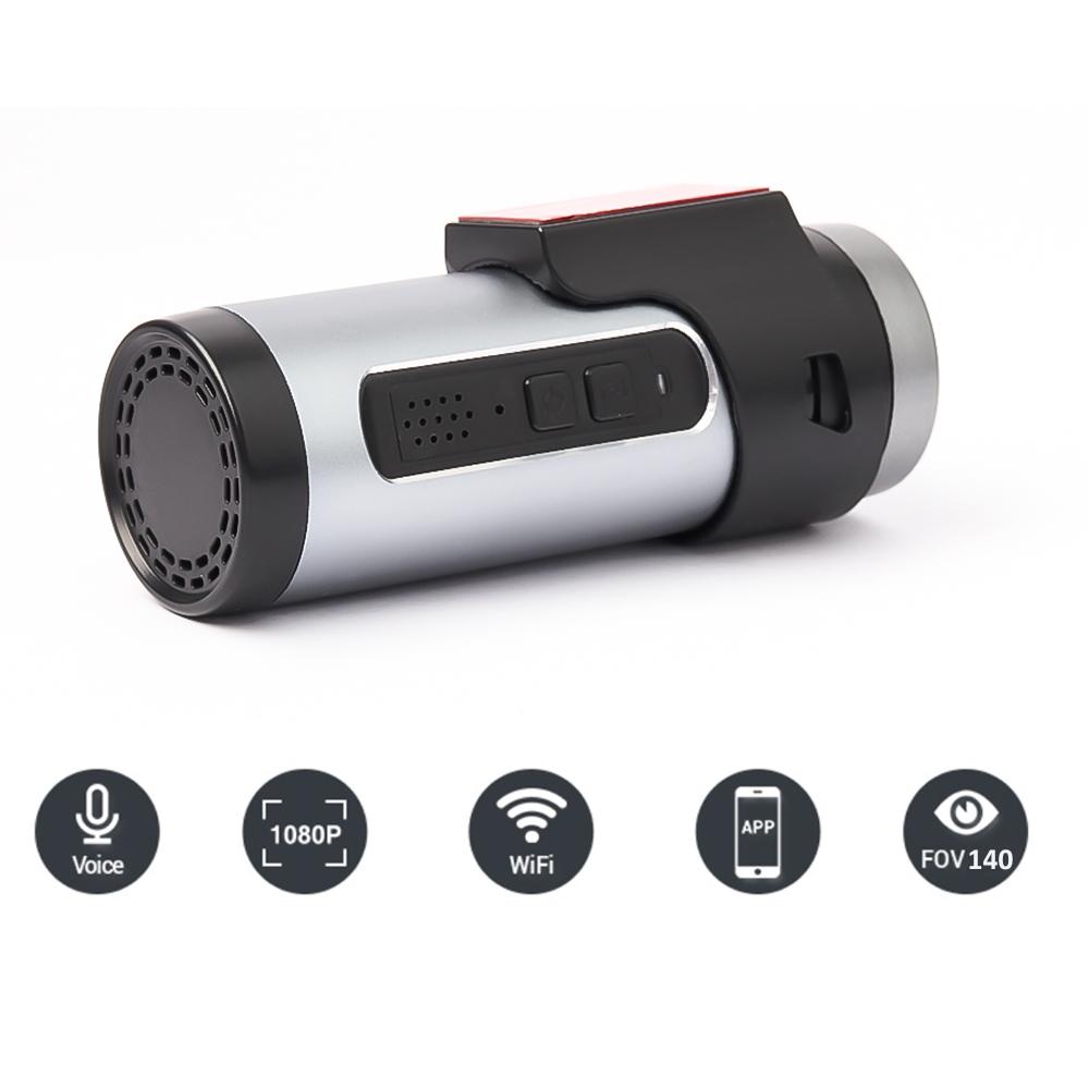 Eunavi Dash Cam Car DVR Wifi APP Voice Control Dash Cam FHD 1080P Night Vision Car Camera Auto Video Recorder G-sensor