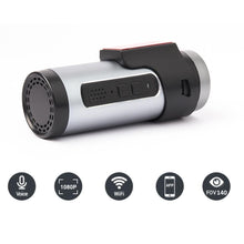 Load image into Gallery viewer, Eunavi Dash Cam Car DVR Wifi APP Voice Control Dash Cam FHD 1080P Night Vision Car Camera Auto Video Recorder G-sensor