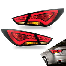 Załaduj zdjęcie do przeglądarki galerii, VLAND Car Accessories LED Tail Lights Assembly For HYUNDAI SONATA 2011-2014 Tail Lamp With LED Turn Signal Reverse DRL Lights