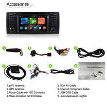 Load image into Gallery viewer, Eunavi 1 din Android 9 Car DVD For BMW E39 1996-2003 E53 X5 GPS Multimedia Radio Stereo player DSP WIFI 4GB 64GB headunit 8 core