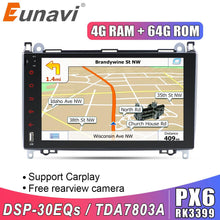 Load image into Gallery viewer, Eunavi 2 Din Car Radio Multimedia Android 10.0 Automotivo For Mercedes/Benz/Sprinter/B200/B-class/W245/B170/W169 gps stereo