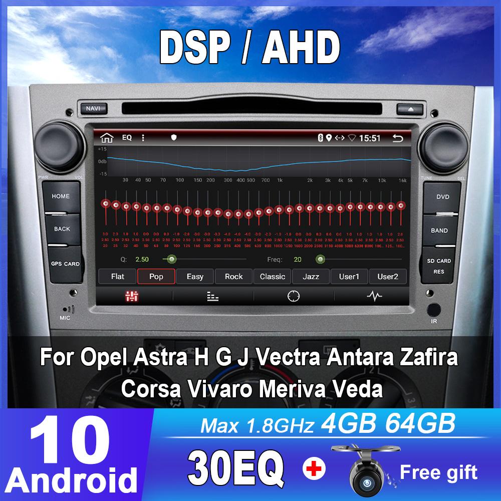 Eunavi 2 Din 4G DSP Android Car Radio DVD GPS Stereo Player For Opel Astra H G J Vectra Antara Zafira Corsa Vivaro Meriva Veda