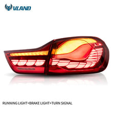 Load image into Gallery viewer, GTS OLED Style For BMW 4 Series VLAND Taillight F32 F33 F36 F82 F83 M4 Facelift Rear Lights LED 2014-2020 Sequential Turn Signal