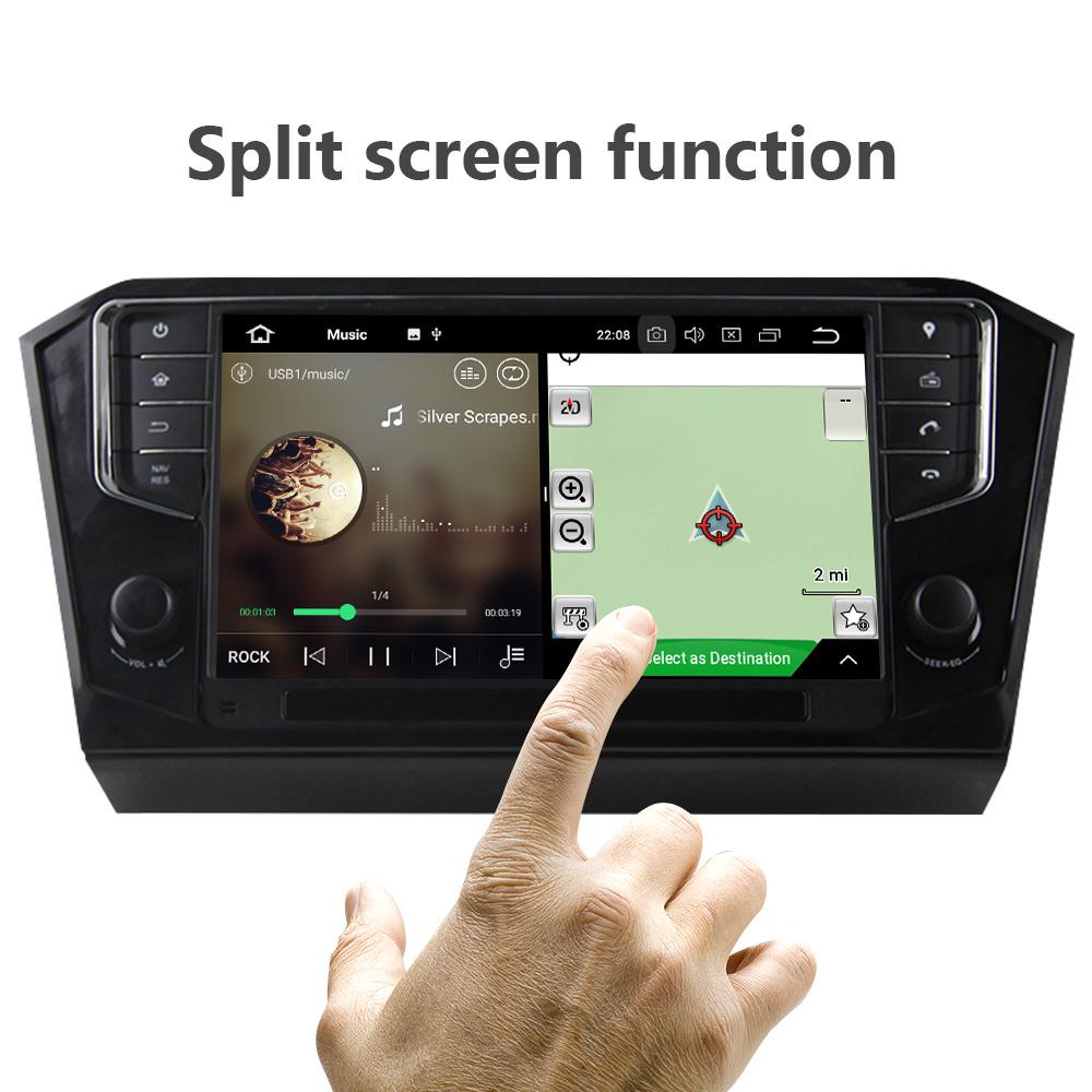 Eunavi Android unit Car Radio GPS Multimedia player For VW Volkswagen Passat B7 GPS Navigation 9'' auto audio subwoofer usb wifi