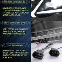 Cargar imagen en el visor de la galería, VLAND Headlamp Car Headlights Assembly for Toyota Reiz Mark X LED Headlights 2010-2013 with moving turn signal Dual Beam Lens