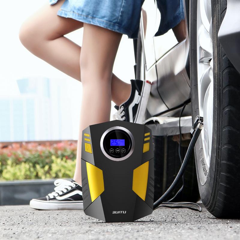 Car tire air pump portable tire air pump 12V tire air pump air pump car air pump
