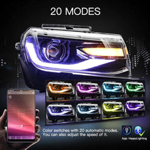 Load image into Gallery viewer, VLAND Custom Colorful Edition Headlamp Car Assembly for Chevrolet Camaro 5th Generation 2014 2015 Head light turn signal