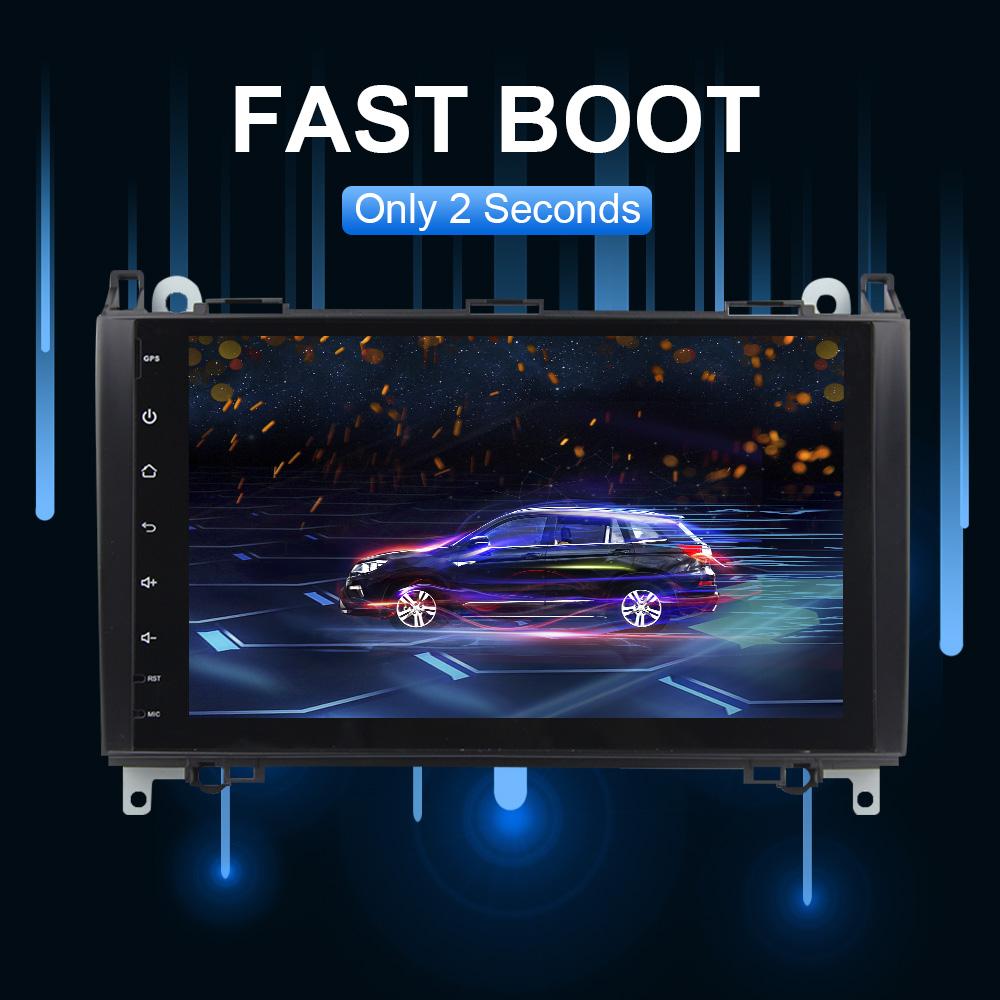 Eunavi 9'' Car multimedia player android GPS radio Auto for Mercedes Benz B200 A B Class W169 W245 Viano Vito W639 Sprinter W906