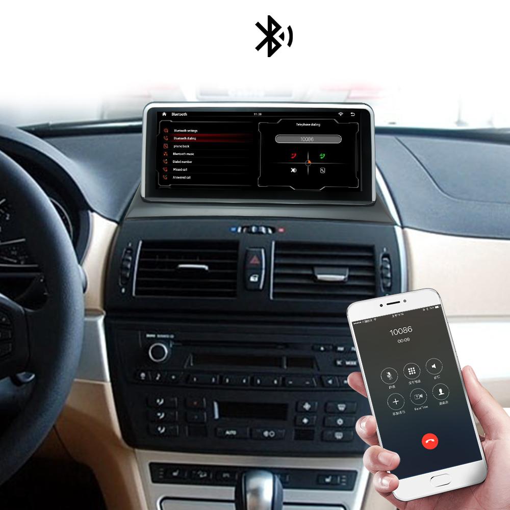 Eunavi 10.25" Android 8.1 IPS screen car radio multimedia player For BMW X3 E83 2003-2010 Quad Core gps navigation Head unit