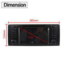 Load image into Gallery viewer, Eunavi 1 din Android 9 Car DVD For BMW E39 1996-2003 E53 X5 GPS Multimedia Radio Stereo player DSP WIFI 4GB 64GB headunit 8 core