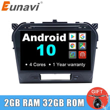 Load image into Gallery viewer, Eunavi 2 Din 10.1 inch Android 10 Car DVD Radio Stereo for SUZUKI GRAND VITARA 2015 Multimedia GPS Navigation headunit PC 2din