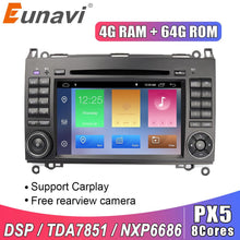Load image into Gallery viewer, Eunavi 2 Din Android 10 Car Multimedia Player DVD Radio GPS Auto For Mercedes Benz B200 B class W245 B170 W209 W169 Sprinter DSP