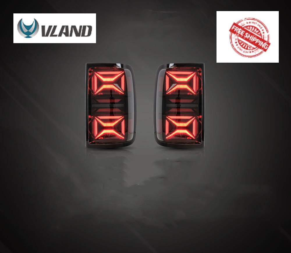 VLAND Rear Lamp Assembly LED Tail light For Volkswagen VW Amarok 2010- 2019 2020 With Sequential Turn Signal auto Accessories